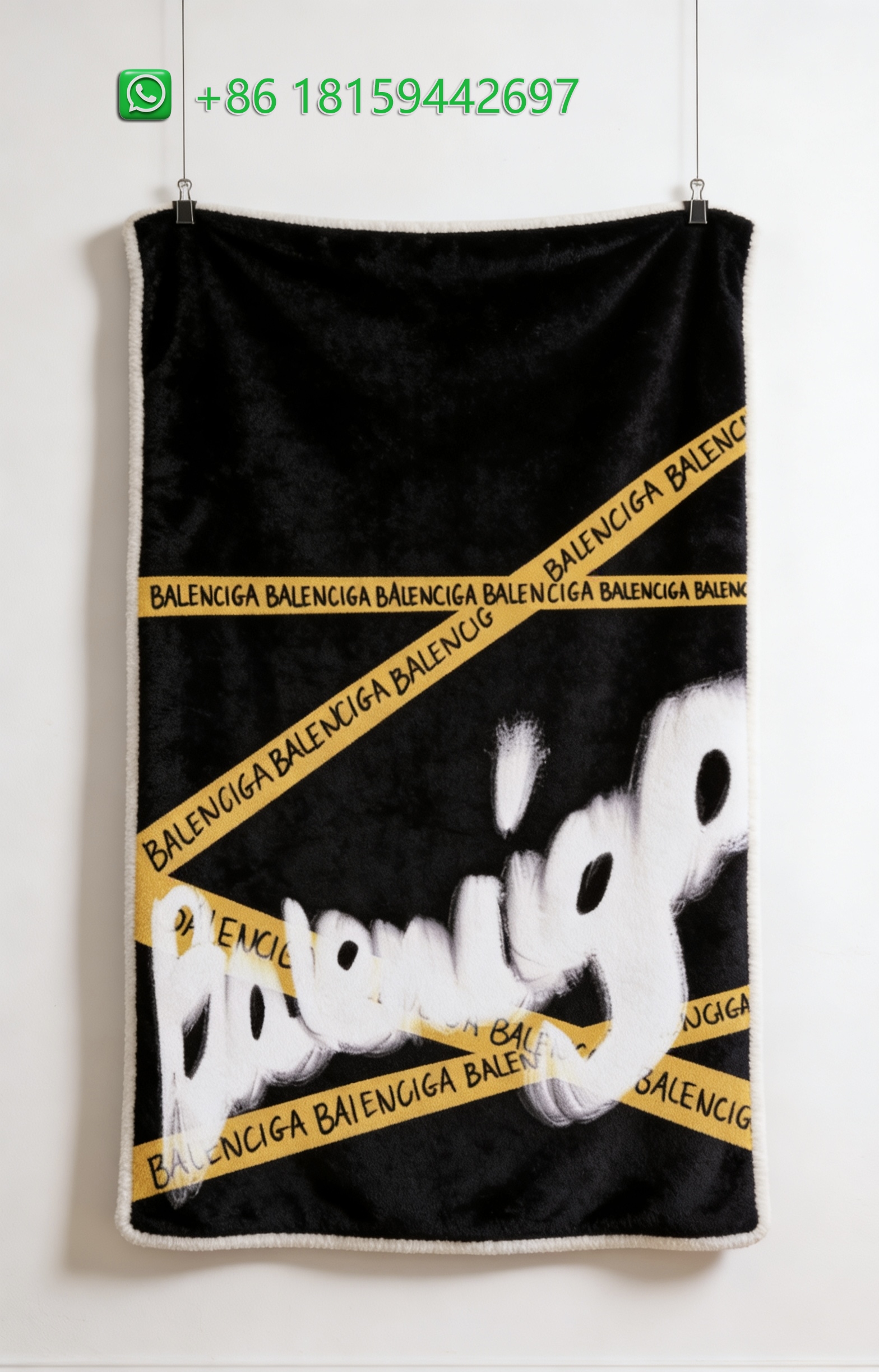 Balenciaga Throw Blankets